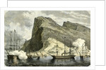 Gibraltar 1864 Arrival of the S.M. Maximilien Gibraltar by Anonymous