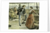 Talk on the Vessel 1887 Man Woman Lady Gentleman Ladies Ship Boat by Anonymous
