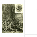 Dogs Hunting Austria 1891 by Anonymous