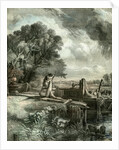 Flood Gates Sluice UK 1848 by Anonymous