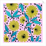 Botanical flower print by Niki Fisher