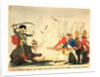 The Russian bear and her invincible rider encountering the British legion by Anonymous