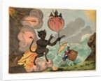To his royal highness Fredrick Duke of York, this plate of Satan holding th prepondrence of power or Bounaparte's threat, is most humbly by Anonymous