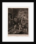 An English jack-tar giving monsieur a drubbing by Anonymous