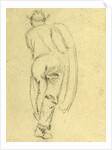 Full length rear view of man by Anonymous