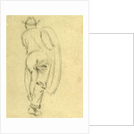 Full length rear view of man by Anonymous