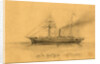 U.S. Gun Boat Montecello by Alfred R Waud