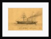 U.S. Gun Boat Montecello by Alfred R Waud