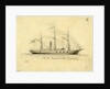 U.S. Gun Boat Pawnee by Alfred R Waud