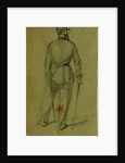 Single figure in uniform, seen from the rear by Alfred R Waud