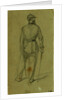 Single figure in uniform, seen from the rear by Alfred R Waud