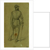 Single figure in uniform, seen from the rear by Alfred R Waud