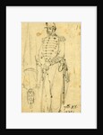 Sketches of soldiers wearing the 7th New York Cavalry regiment uniform, 1861 by Alfred R Waud