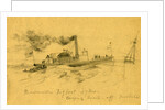Quartermasters Tugboat Sykes, carrying mail off Mobile by Alfred R Waud