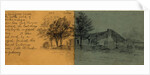 The Snodgrass House on the battlefield of Chickamauga by Alfred R Waud