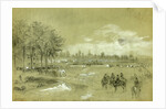 Fair Oaks, scene of the battle (drawn a day or two before the Confederate assault), 1862 ca. May 31, 1862-1865 by Alfred R Waud