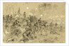 On Hancocks front the soldiers having no picks and shovels used bayonets, tin pans, old canteens, and even their hands in throwing up breastworks ARW, 1864 June, 1862-1865 by Alfred R Waud