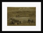 8th Penn Cavalry, crossing at Ely's Ford, before battle of Chancellorsville, 1863 April-May by Alfred R Waud