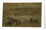 8th Penn Cavalry, crossing at Ely's Ford, before battle of Chancellorsville, 1863 April-May by Alfred R Waud