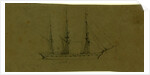 Supply, Broadside view of frigate, 1860-1865 by Alfred R Waud