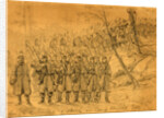 Going to the trenches, a sketch in Camp Winfield Scott. Before Yorktown, 1862 May by Alfred R Waud