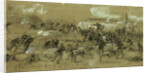 The 24th Corps charging a fort to the left, 1865 April by Alfred R Waud