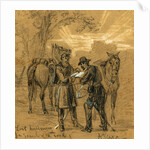 Lost horsemen. In search of a road, 1862 ca. November by Alfred R Waud