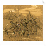 Stripping a rail fence for fires by Alfred R Waud