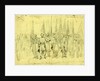 Genl. Custer presenting the flags captured in the last battle in the valley, 1864 October 23 by Alfred R Waud