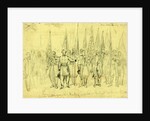 Genl. Custer presenting the flags captured in the last battle in the valley, 1864 October 23 by Alfred R Waud