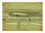 Spot near fort Damnation where the 9th Corps charged and afterwords carried the abattis by Alfred R Waud