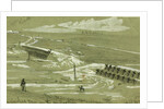 Unfinished dam on the enemies line, 1860-1865 by Alfred R Waud