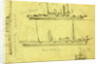 Sketches of four ships by Alfred R Waud