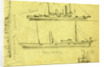 Sketches of four ships by Alfred R Waud