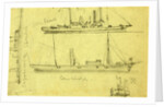 Sketches of four ships by Alfred R Waud