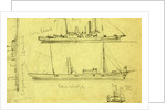 Sketches of four ships by Alfred R Waud