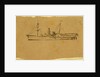 A steamship, Broadside view, 1860-1865 by Alfred R Waud