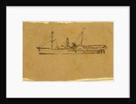 A steamship, Broadside view, 1860-1865 by Alfred R Waud