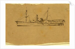 A steamship, Broadside view, 1860-1865 by Alfred R Waud