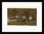 Scene in the camp of the Washington Greys. 8th N.Y.S.M, 1861 ca. April-August by Alfred R Waud