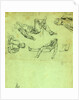 Sketches of figures in repose, 1865 by Alfred R Waud