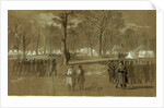 Camp of the second Connecticut regiment at Washington, in a grove on the north side of the city- Near the New York 7th by Alfred R Waud