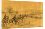 Pleasontons Cavalry deployed as skirmishers by Alfred R Waud