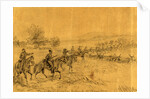 Pleasontons Cavalry deployed as skirmishers by Alfred R Waud