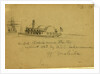 Confed. Blockade runner Planter captured 1863 by U.S.S. Lackawanna off Mobile by Alfred R Waud