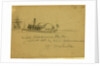 Confed. Blockade runner Planter captured 1863 by U.S.S. Lackawanna off Mobile by Alfred R Waud