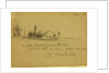 Confed. Blockade runner Planter captured 1863 by U.S.S. Lackawanna off Mobile by Alfred R Waud