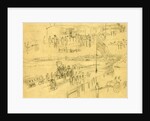 Two sketches of a depot on the Charleston & Savannah Railroad by Alfred R Waud