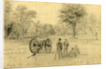 Falls Church, July 1st, 1861, Outpost by Alfred R Waud