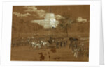 Funeral of Col. Vosburgh. The Hearse approaching the R.R. Depot by Alfred R Waud
